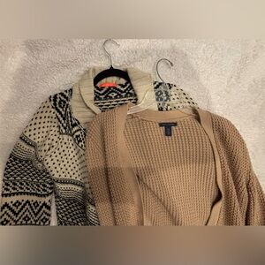Sweater Set, Tommy Hilfiger, Size XS and Lulumari, Size S/M